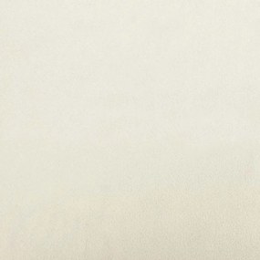 Poltrona 60 cm veludo creme