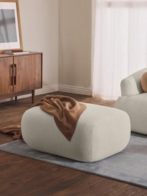 Pufe em bouclé Sofia