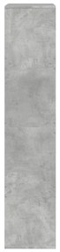 Estante 100x33x155,5 cm derivados de madeira cinzento cimento