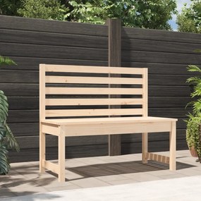 824032 vidaXL Banco de jardim 109 cm madeira de pinho maciça