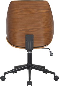 Cadeira de Escritório Mitch Preto e Nogueira