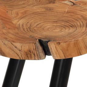 Mesa de centro 35 cm 6 troncos madeira de acácia sólida