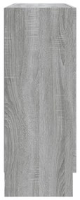 Vitrine 82,5x30,5x80 cm derivados madeira cinzento sonoma
