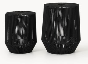 Cestos para roupa em corda tecidos à mão Gabe, conjunto de 2