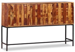 Aparador em madeira de acácia maciça 120x30x80 cm