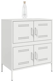 Aparador 68x39x79 cm aço branco
