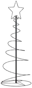 LED Árvore de Natal 80 LEDs Branco Quente 120 cm