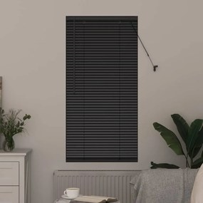 Persiana de Janela com cortinas Outros Manual Preto 80 x 130 cm Alumín