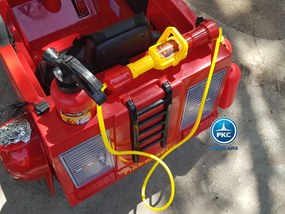 Carro eletrico crianças Camião dos Bombeiros 12V 2.4G 1 Lugar Vermelho