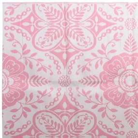 Tapete de exterior 160x230 cm ARAKIL PP cor-de-rosa