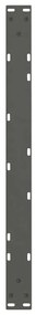 Pés para mesa de centro em V, 2 peças, antracite, 70x(30-31,3) cm, aço
