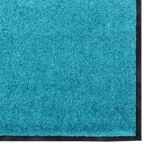 Capacho VidaXL Lavável Ciano 120x300 cm