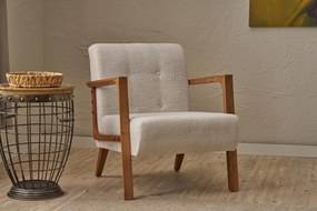 Cadeira Wing Kemer – Creme – 69x80x83 cm