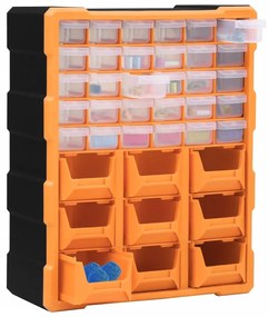 Caixa organizadora com 39 gavetas 38x16x47 cm