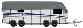 Caravan capa de telhado 1000x300 cm tecido não tecido cinzento