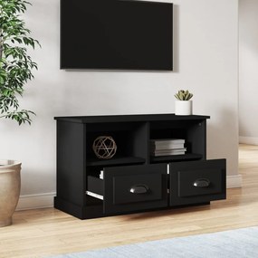 Móvel p/ TV 80x35x50 cm derivados de madeira preto