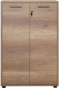 Estante/Arquivador "Biblioteca" - Carvalho - 72x109x34cm - Design Mode