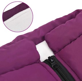 casaco para cães com arnês impermeável reflexivo roxo L68