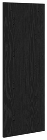 Cabideiro de Parede Carvalho preto 30 x 1.5 x 80 cm