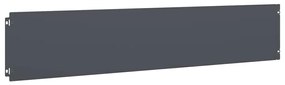 Orlas de relva 10 pcs antracite 20x103 cm aço laminado a frio