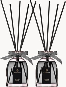 Difusores octogonais em caixa de presente Ash Sicilian Lemon, conjunto de 2