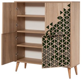Armário Multiuso Multilux – Carvalho Sonoma – 95x111x36 cm