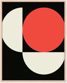 Impressão digital emoldurada Bauhaus Inspiration