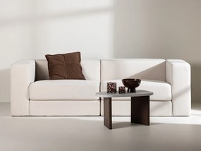 Sofá Dallas 4463, Branco, 238x94x70cm, 61 kg, Tecido