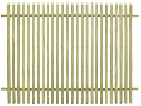 45145 vidaXL Cerca de jardim 170x125 cm madeira de pinho impregnado