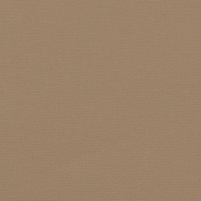 Toldo lateral retrátil 200x600 cm cinzento-acastanhado