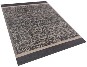 Tapete de exterior creme e preto 160 x 230 cm BALLARI Beliani