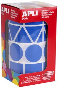 Rolo Autocolantes XL Sortido Azul