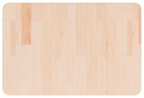 Bancada p/ casa de banho 60x40x2,5 madeira maciça não tratada