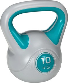 SPORTNOW Peso Russo 10kg Revestimento PU Areia Prático Ideal Treino Muscular Alta Qualidade Azul Cinza | Aosom Portugal