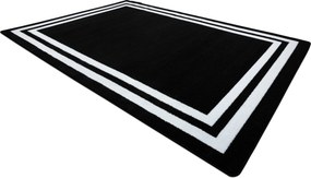 Tapete HAMPTON quadro preto - PRODUTO DE SEGUNDA GRAU