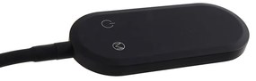 Candeeiro de mesa moderno preto dimmer-4-etapas LED - BOTOT Moderno