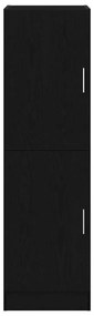 Armário de cozinha 38x41,5x131,5 cm derivados de madeira preto