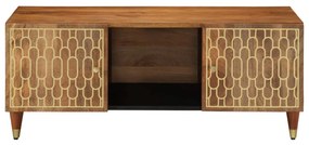Mesa de centro 100x54x40 cm madeira de mangueira maciça