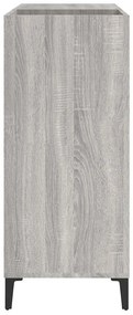 Armário p/ discos 84,5x38x89 cm derivados madeira cinza sonoma