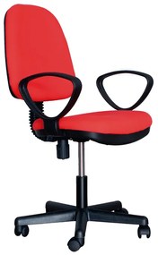 Cadeira Operativa Makro Giro Plus Vermelho