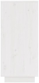 Aparadores 2 pcs 31,5x34x75 cm madeira de pinho maciça branco