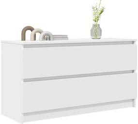 Móvel de TV 100x35x54 cm derivados de madeira branco