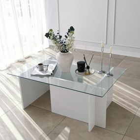 Mesa de Café Escape - Branca - 105x40x65 cm