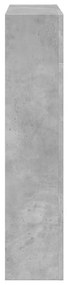 Cornija lareira 81x18x82 cm derivados madeira cinza cimento