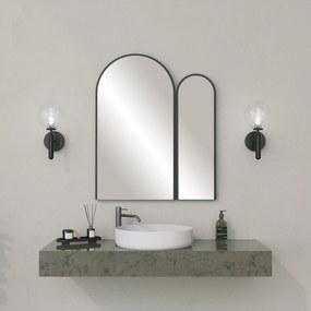 Espelho Decorativo Classe – Preto – 60x73 cm