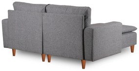 Sofá de Canto Lungo – Cinzento Claro – 180 cm