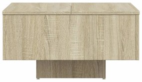 Mesa de centro 60x60x31,5 cm derivados madeira carvalho sonoma