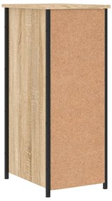 Mesa de cabeceira 32x42x80 cm derivados madeira carvalho sonoma