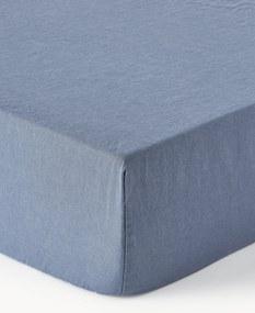 Lençol em linho lavado com elástico Airy