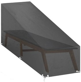 Capa para espreguiçadeira 12 ilhós 205x75x40/70 cm polietileno